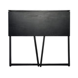 Mordern Rectangular Metal Computer Desk Black