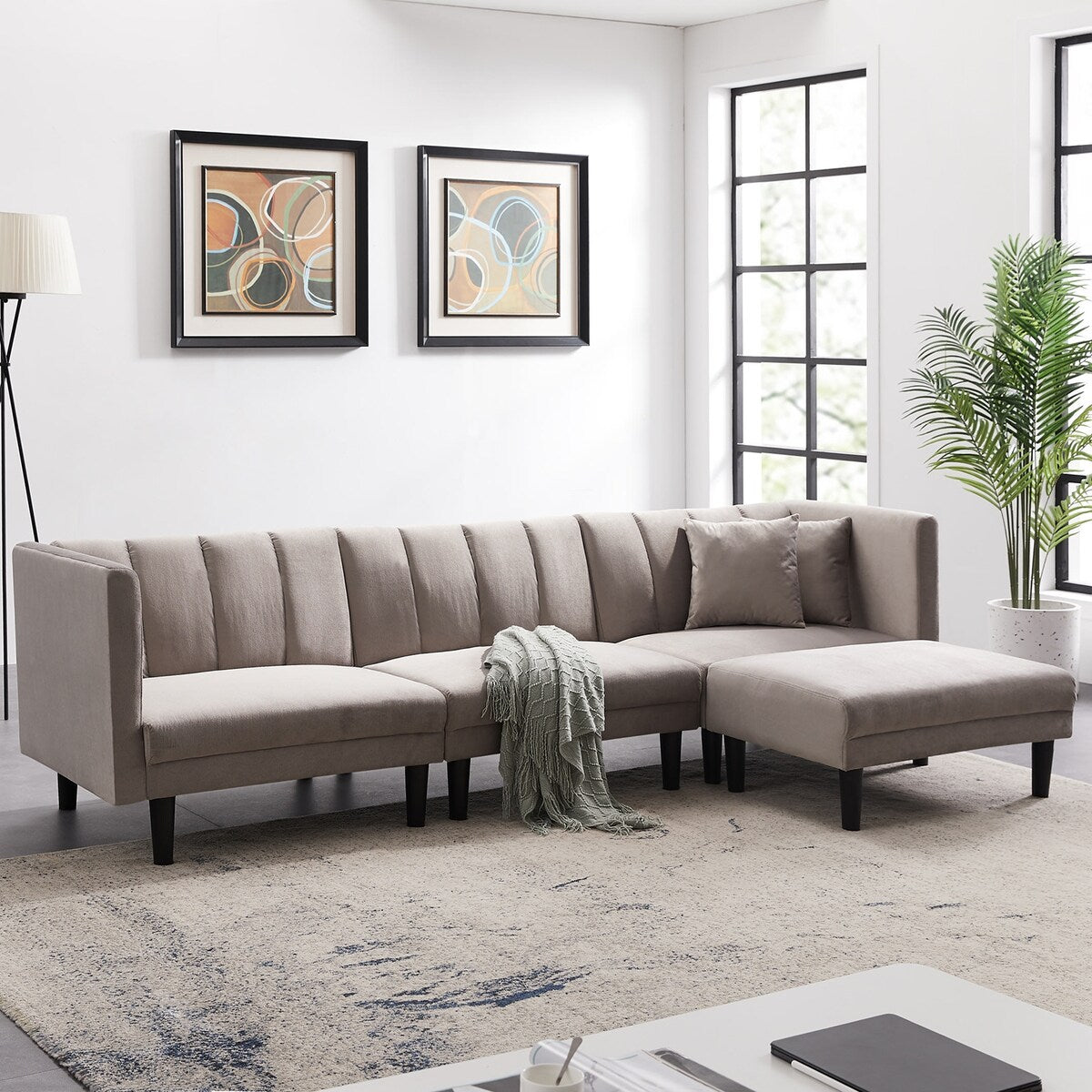 Mordern convertible sectional sofa bed