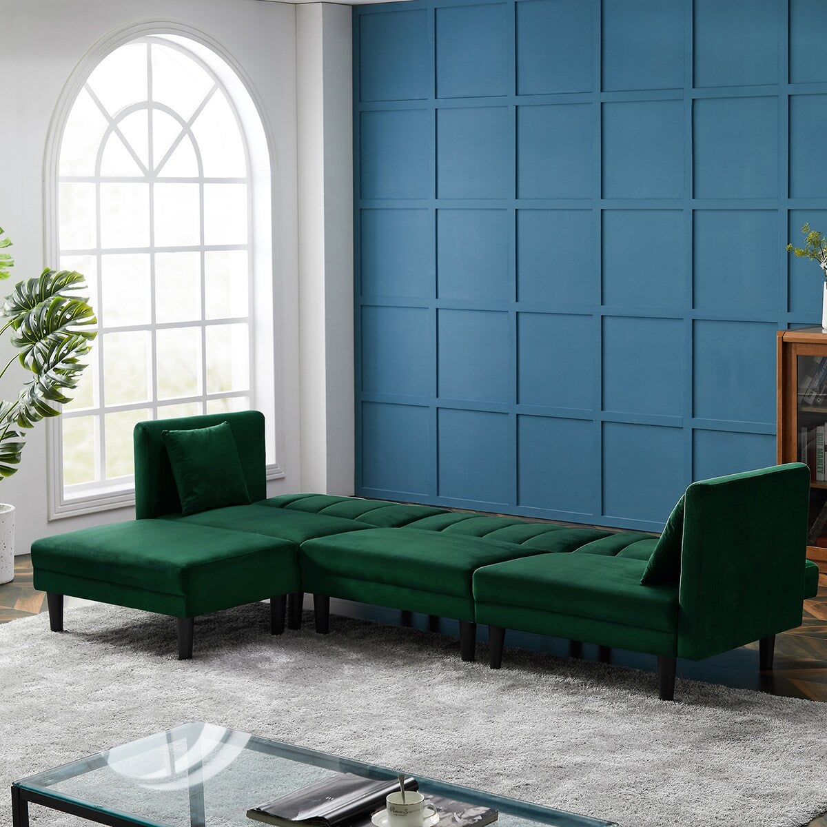 Mordern convertible sectional sofa bed