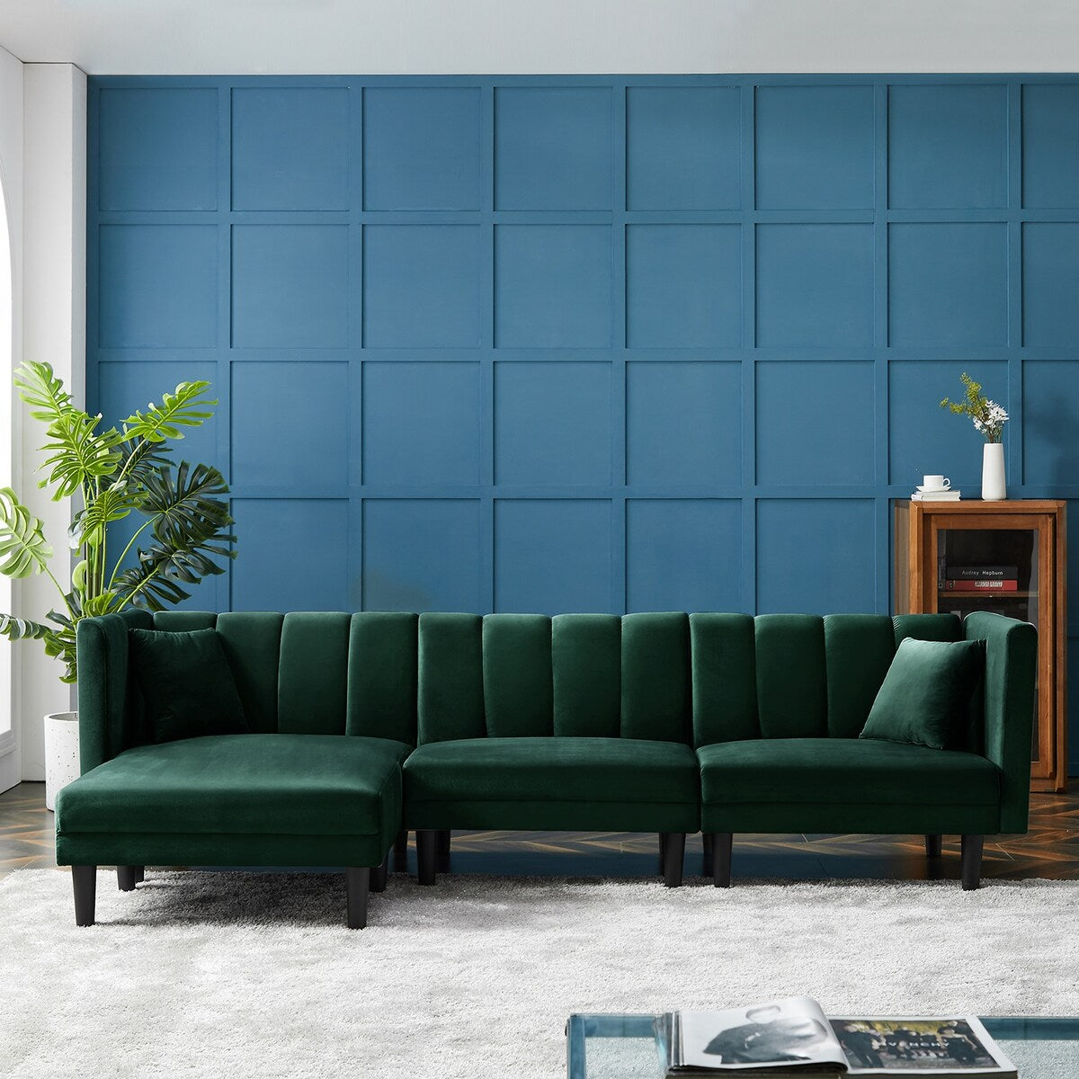 Mordern convertible sectional sofa bed