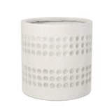 Morelos Outdoor Cast Stone Outdoor Medium and Large Planter Set by Christopher Knight Home