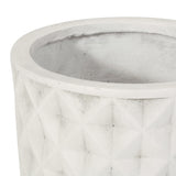 Moreno Outdoor Cast Stone Outdoor Small and Medium Planter Set by Christopher Knight Home