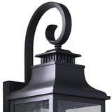 Morgan 2 Light Exterior Lighting in Black Finish