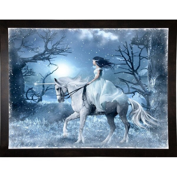 Morning Ride-SUSMCK87221 Print 23.5"x30" by Susan McKivergan