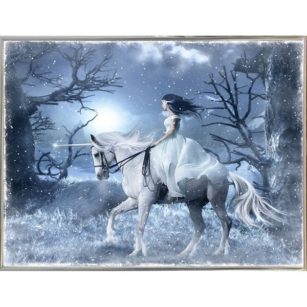Morning Ride-SUSMCK87221 Print 23.5"x30" by Susan McKivergan