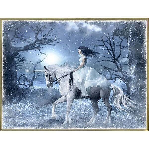 Morning Ride-SUSMCK87221 Print 23.5"x30" by Susan McKivergan