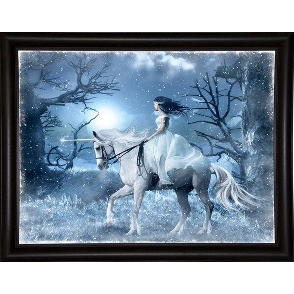 Morning Ride-SUSMCK87221 Print 23.5"x30" by Susan McKivergan