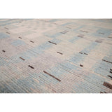 Moroccan Abstract Area Rug Handmade Multi-Color Wool Carpet - 8'10" x 12'0"