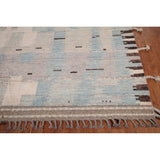 Moroccan Abstract Area Rug Handmade Multi-Color Wool Carpet - 8'10" x 12'0"