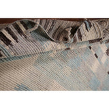 Moroccan Abstract Area Rug Handmade Multi-Color Wool Carpet - 8'10" x 12'0"