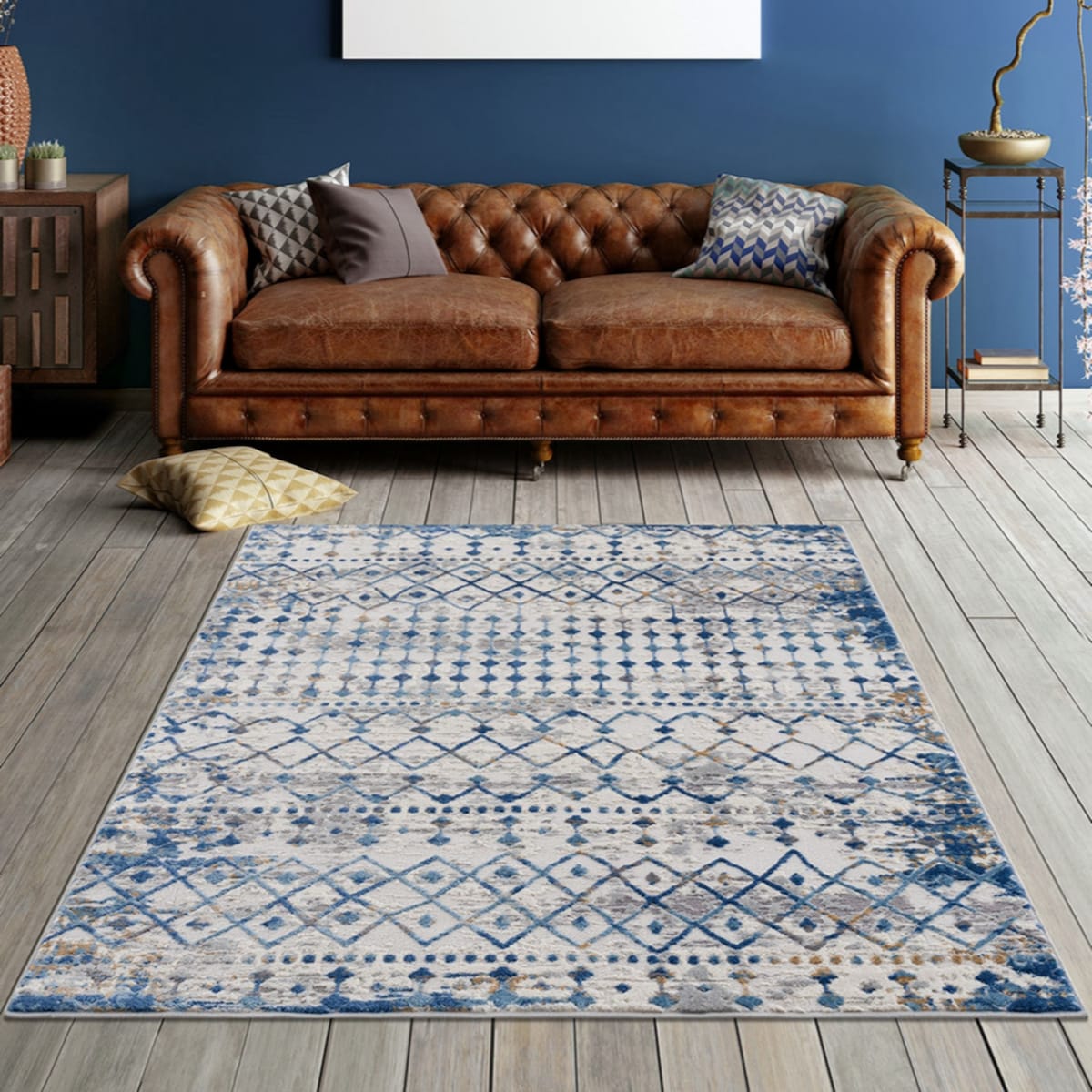 Moroccan Global Woven Area Rug,5' x 8' - 5' x 8'
