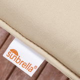 Moroccan Orange Indoor/ Outdoor Corded Square Throw Pillows with Sunbrella Fabric (Set of 2)