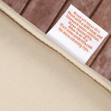 Moroccan Orange Indoor/ Outdoor Corded Square Throw Pillows with Sunbrella Fabric (Set of 2)