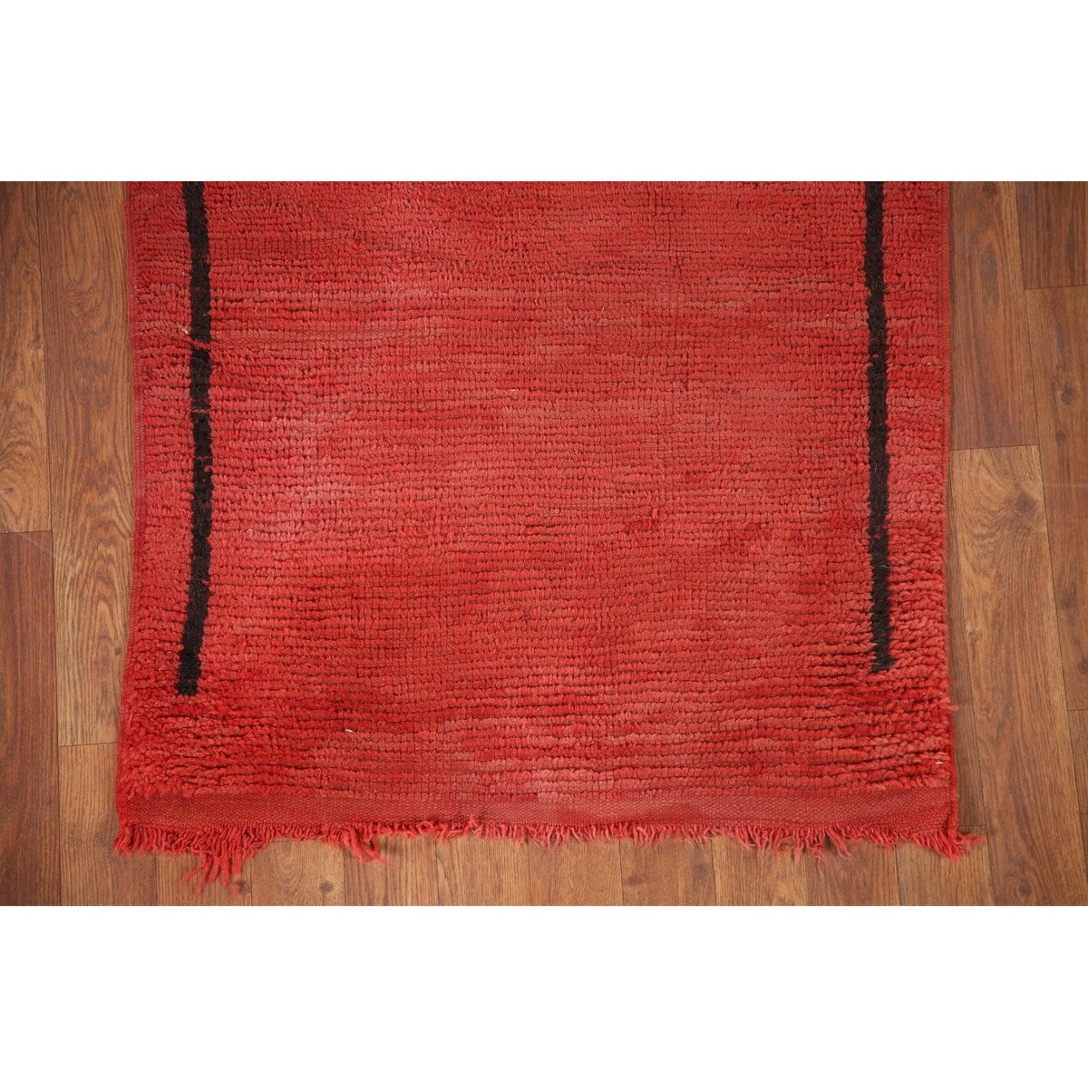 Moroccan Oriental Antique Area Rug Hand-knotted Wool Carpet - 2'7" x 5'9"
