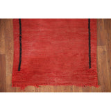 Moroccan Oriental Antique Area Rug Hand-knotted Wool Carpet - 2'7" x 5'9"