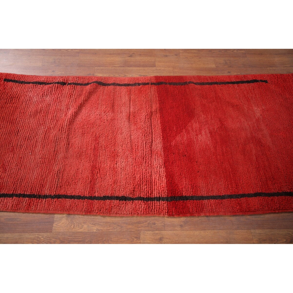 Moroccan Oriental Antique Area Rug Hand-knotted Wool Carpet - 2'7" x 5'9"