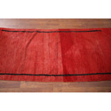 Moroccan Oriental Antique Area Rug Hand-knotted Wool Carpet - 2'7" x 5'9"