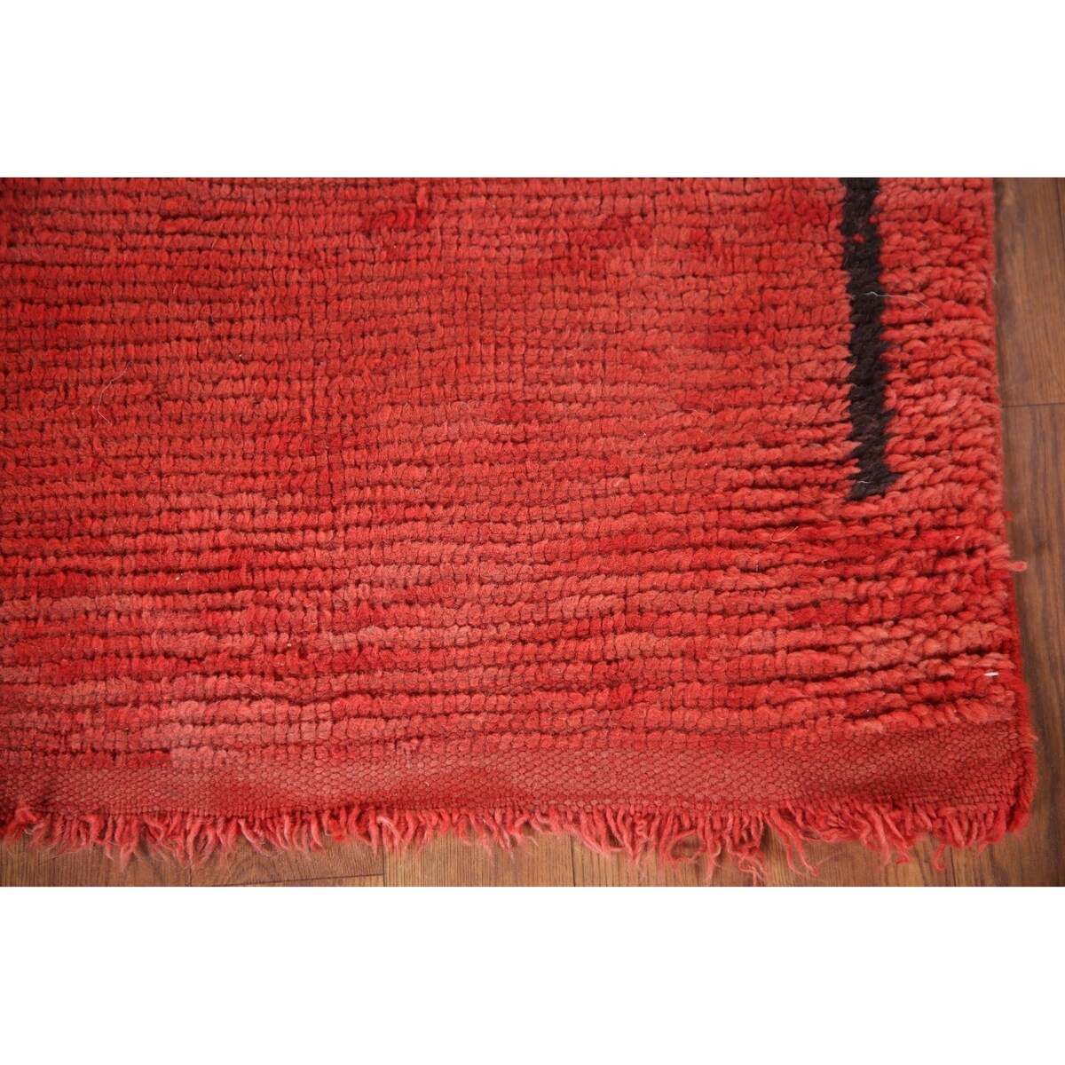 Moroccan Oriental Antique Area Rug Hand-knotted Wool Carpet - 2'7" x 5'9"