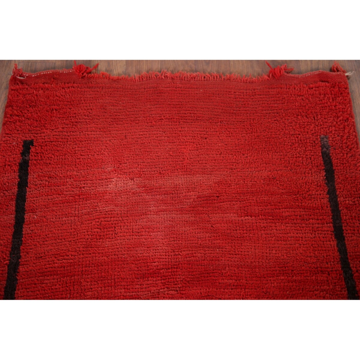 Moroccan Oriental Antique Area Rug Hand-knotted Wool Carpet - 2'7" x 5'9"