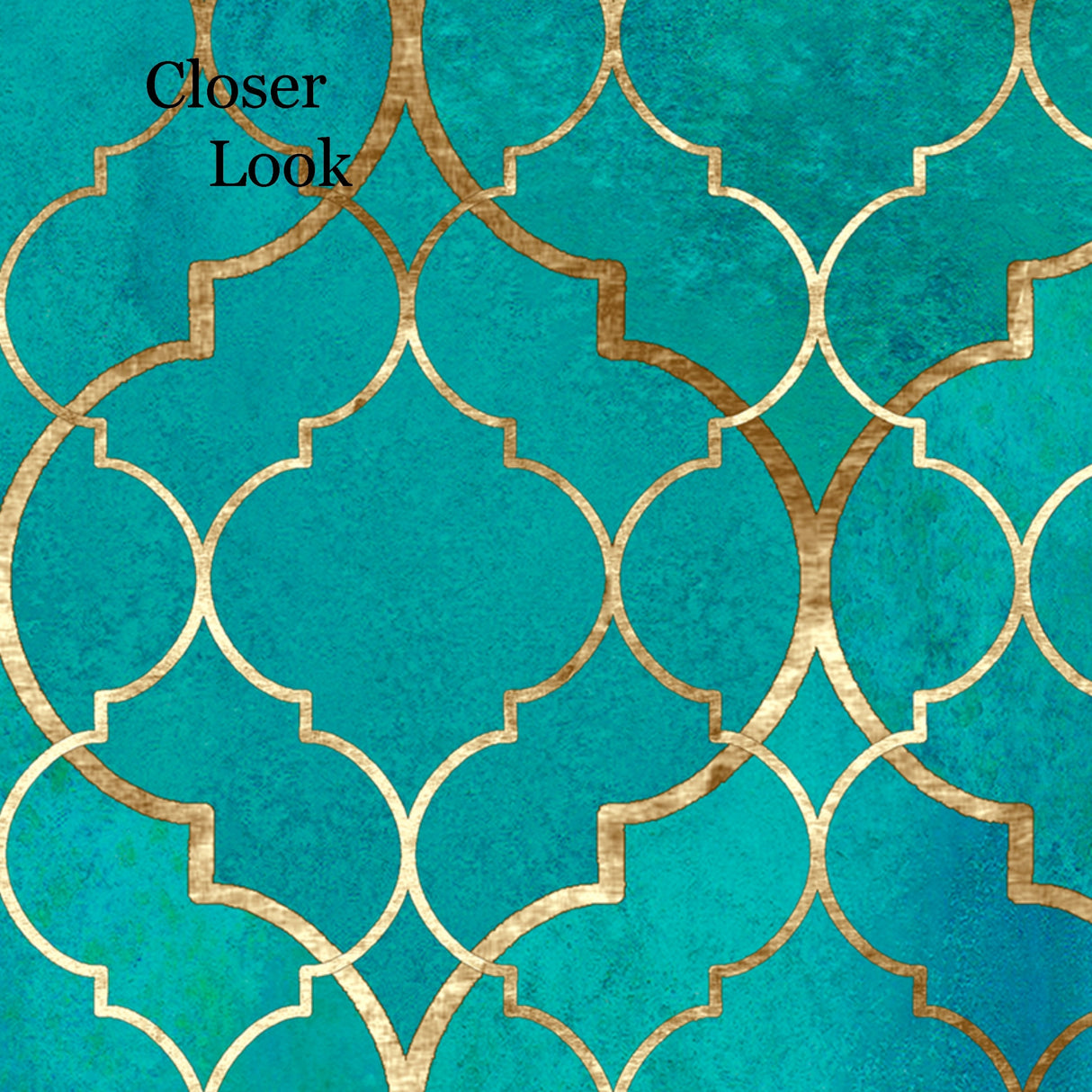 Moroccan Watercolor Waves Removable Wallpaper - 24'' inch x 10'ft