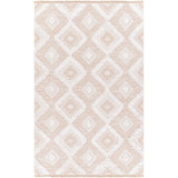 Livabliss Morocotton Boho Diamond Cotton Area Rug