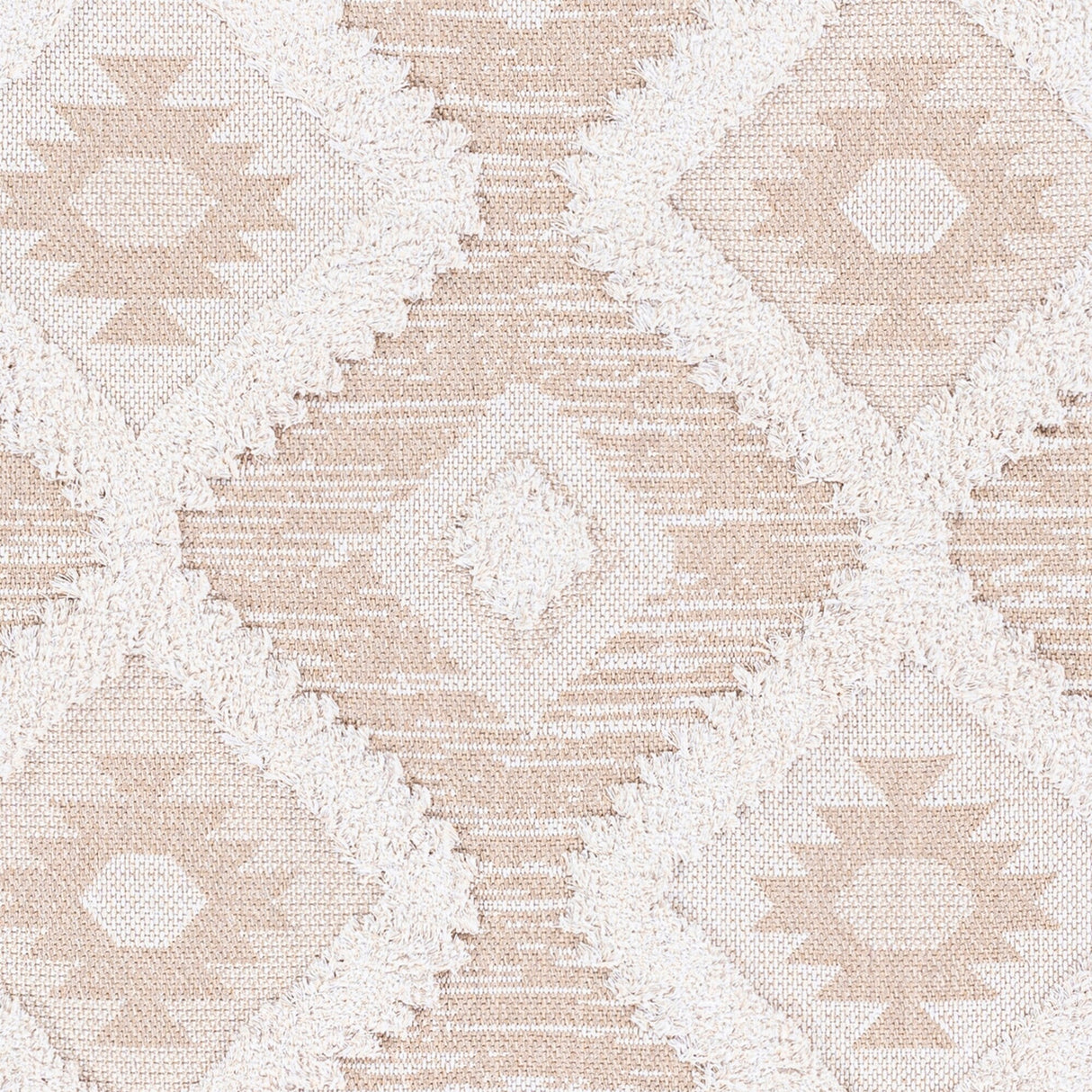 Livabliss Morocotton Boho Diamond Cotton Area Rug