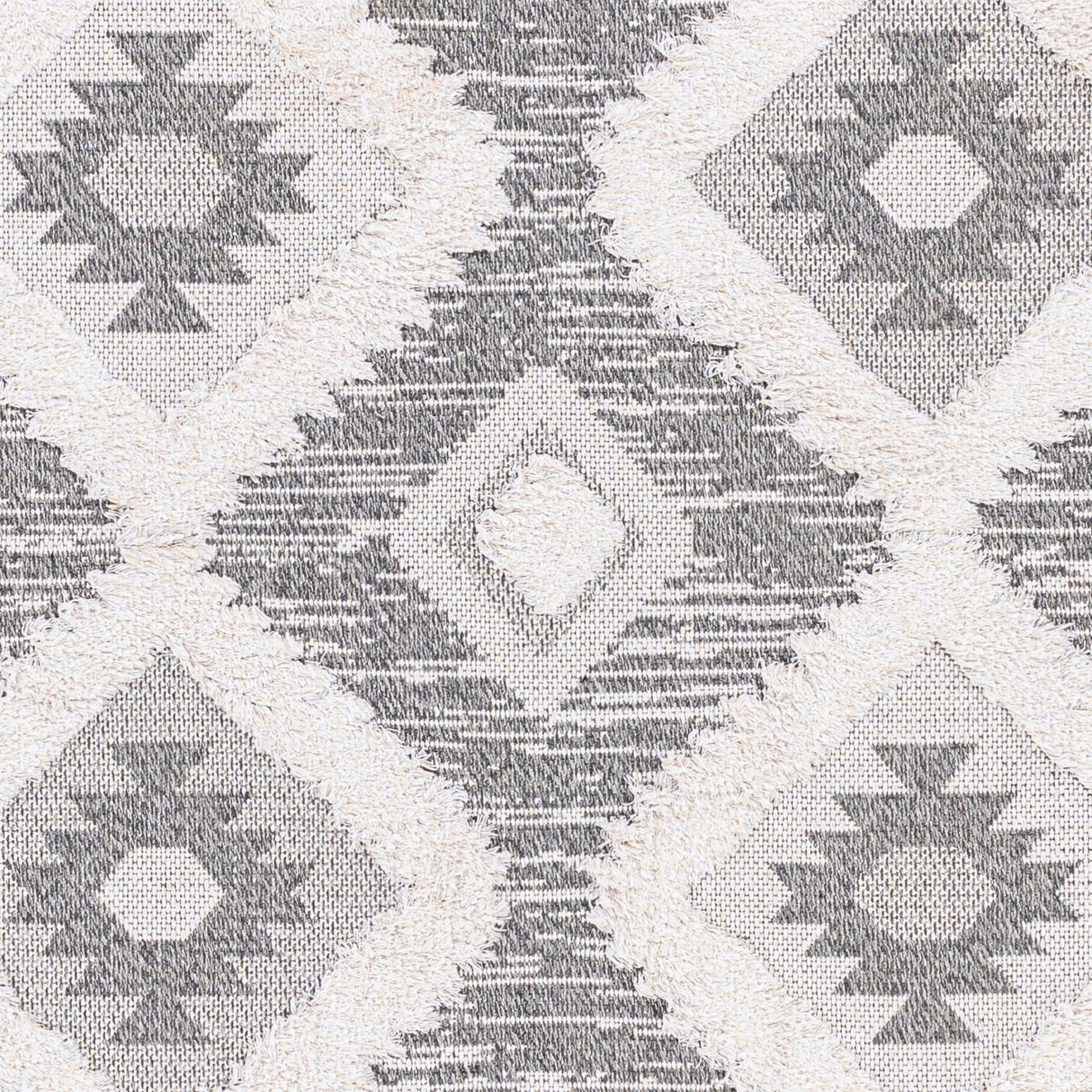 Livabliss Morocotton Boho Diamond Cotton Area Rug