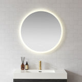 Moscow Round Frameless LED Wall Bath Vanity Mirror