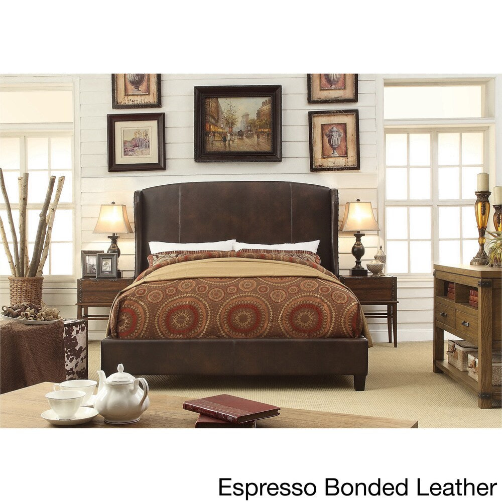 Moser Bay Furniture Chavelle Wingback Upholstered Bed