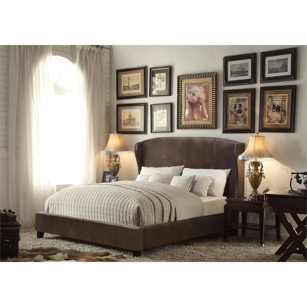 Moser Bay Furniture Chavelle Wingback Upholstered Bed