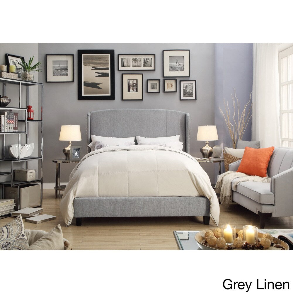 Moser Bay Furniture Chavelle Wingback Upholstered Bed