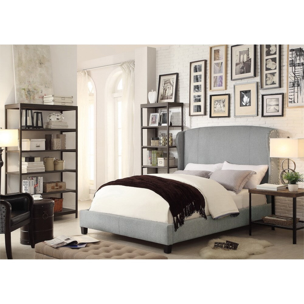 Moser Bay Furniture Chavelle Wingback Upholstered Bed