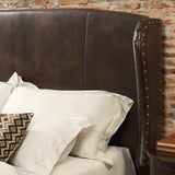 Moser Bay Furniture Chavelle Wingback Upholstered Bed