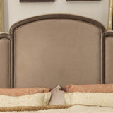 Moser Bay Furniture Ricca Mocha Queen Upholstered Platform Bed