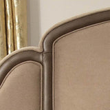 Moser Bay Furniture Ricca Mocha Queen Upholstered Platform Bed