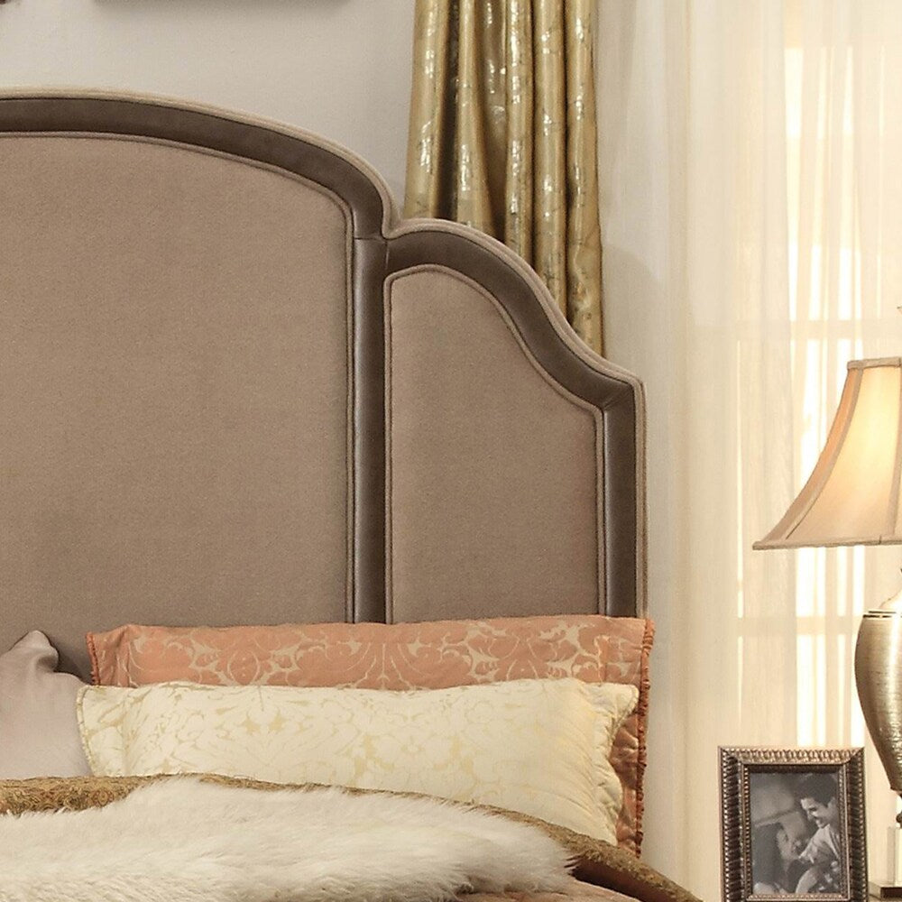 Moser Bay Furniture Ricca Mocha Queen Upholstered Platform Bed