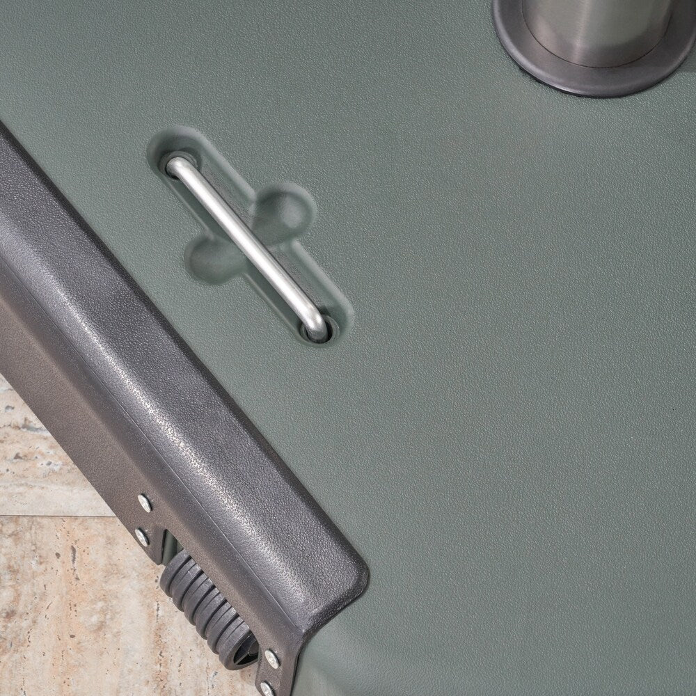 Mota Outdoor Umbrella Base with Stainless Steel Collar by Christopher Knight Home