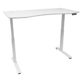 Motionwise SDD60W Electric Standing Desk, 30?x60" Manager Series, White