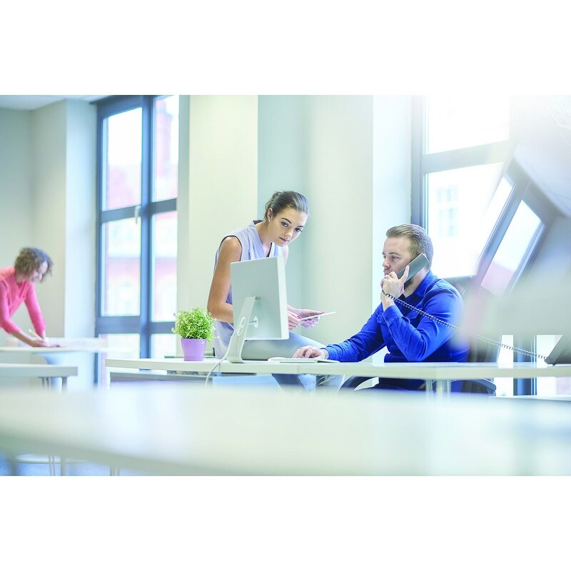 Motionwise SDD60W Electric Standing Desk, 30?x60" Manager Series, White