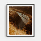 Motorcycle in Nature Photography Family Landscape Art Print/Poster