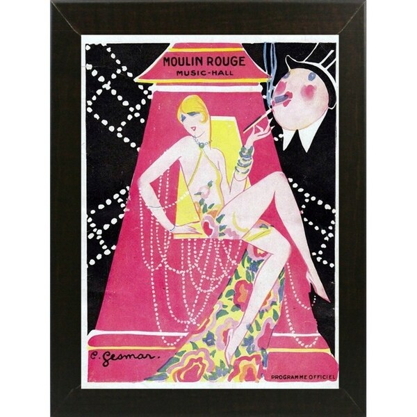 Moulin Rouge Music Hall-VINAPP115392 Print 11"x8" by Vintage Apple Collection