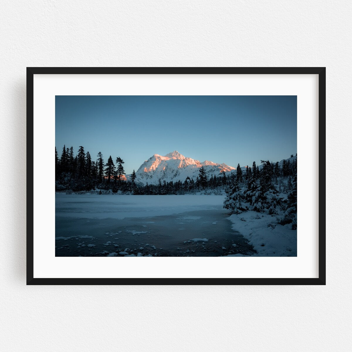 Mount Baker Ski Area Washington Everfreeze Mountains Art Print/Poster