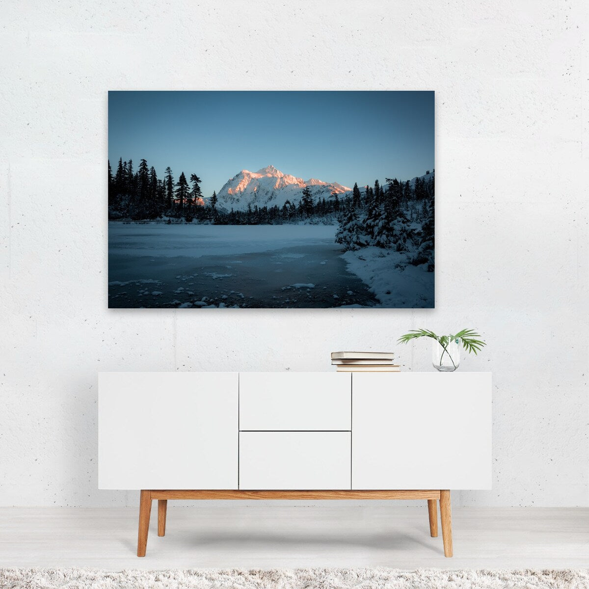Mount Baker Ski Area Washington Everfreeze Mountains Art Print/Poster