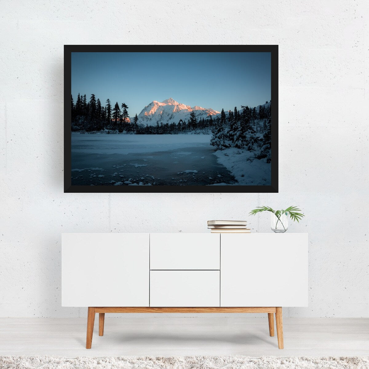 Mount Baker Ski Area Washington Everfreeze Mountains Art Print/Poster