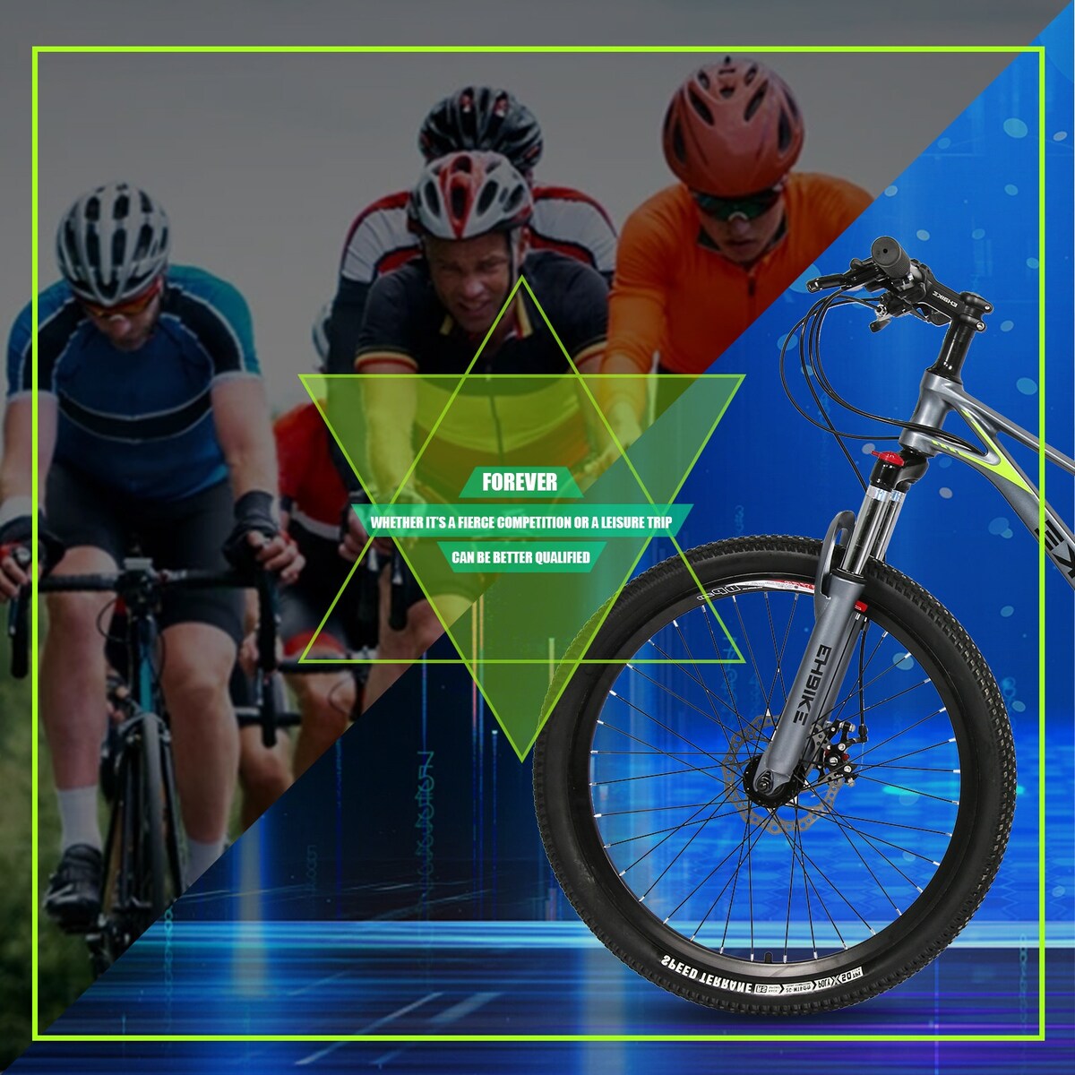 Mountain Bike 24-inch ,21-Speed ,Magnesium Alloy Frame,Whole Body Paint