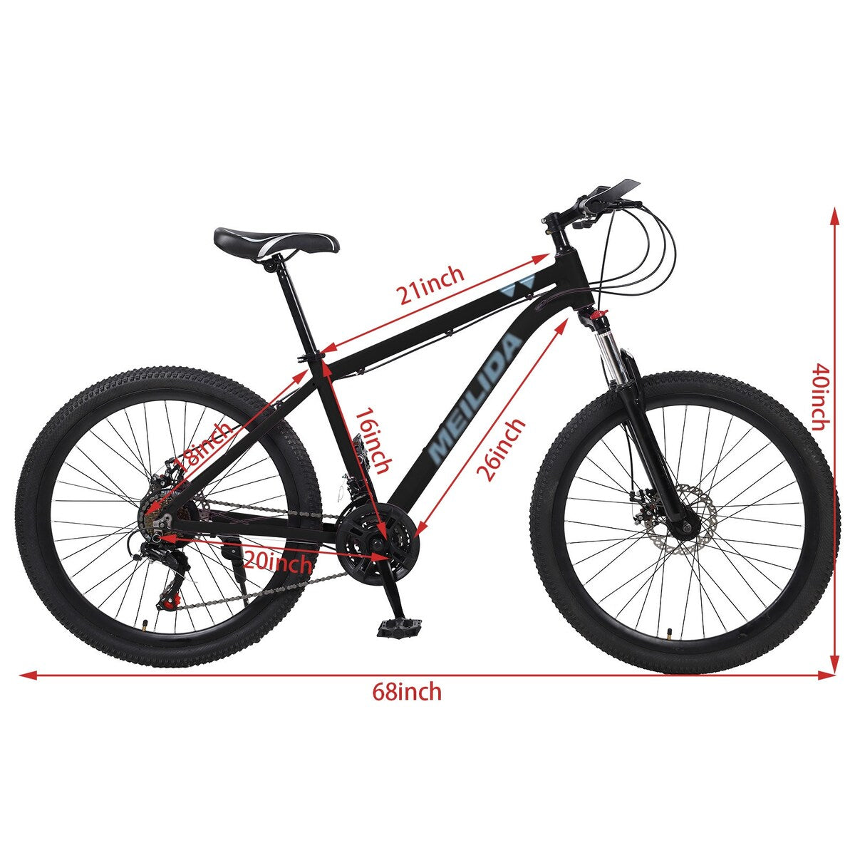 Mountain Bike 26inch Outdoor Sports 21Speed