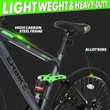 Mountain Bike, 26 Inch 21 Speed Road Bike For Adults Men And Women