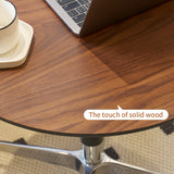 Standing Desk Adjustable Bar Pub Table with Castors - 27.50 x 27.50 x 42.90