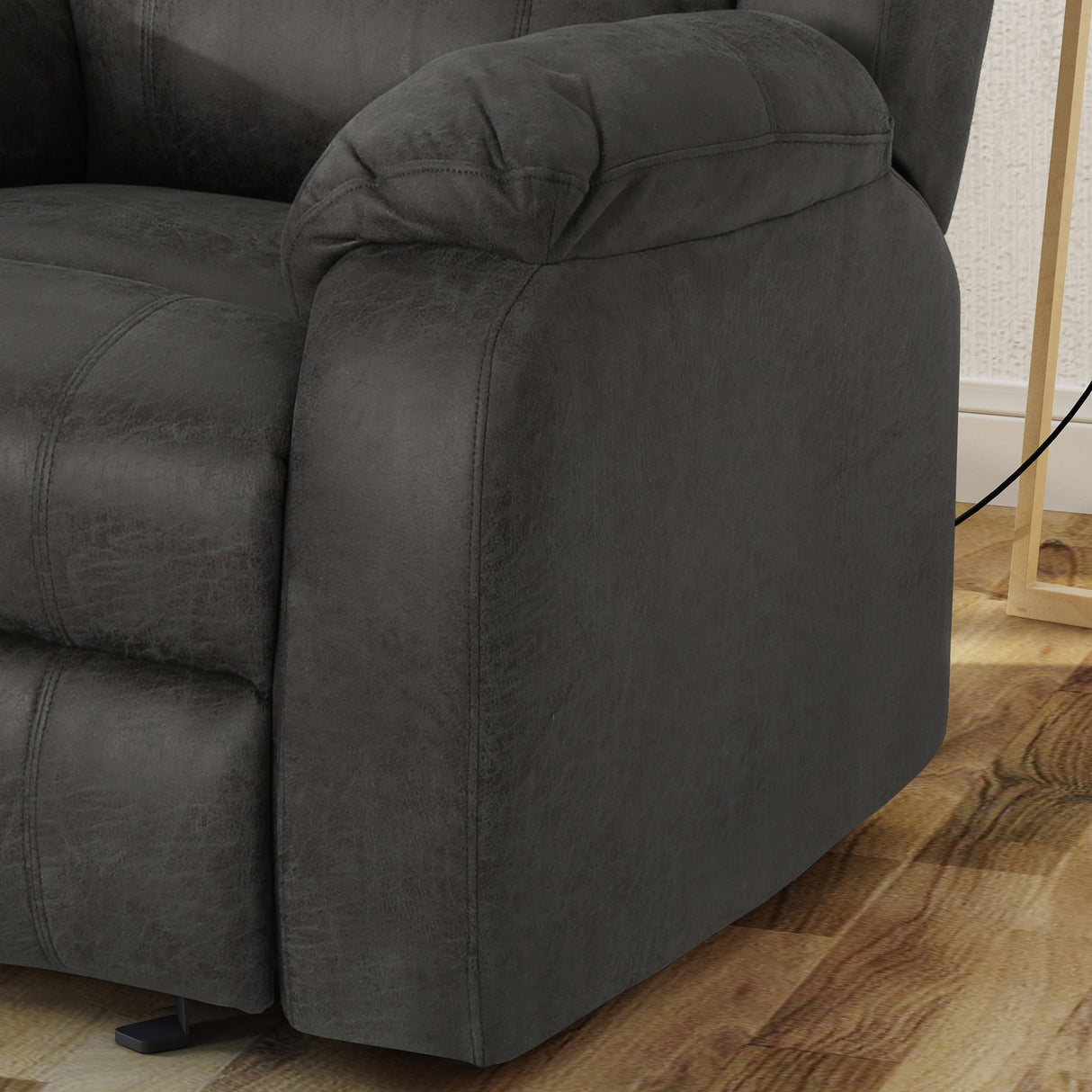 Mozelle Classic Fabric Gliding Recliner by Christopher Knight Home