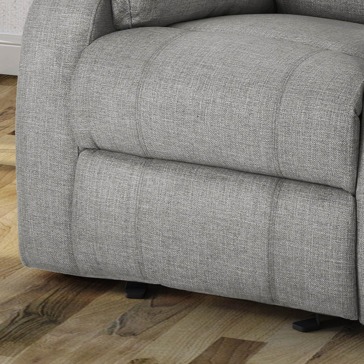Mozelle Classic Fabric Gliding Recliner by Christopher Knight Home